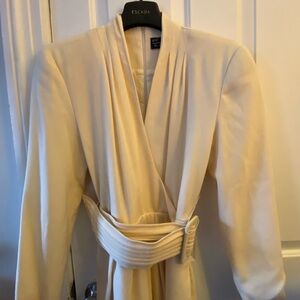 Escada Cream Elegant Dress